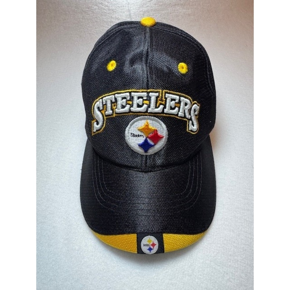 Black Gold Pittsburgh Steelers NFL Logo Cap‎ Hat